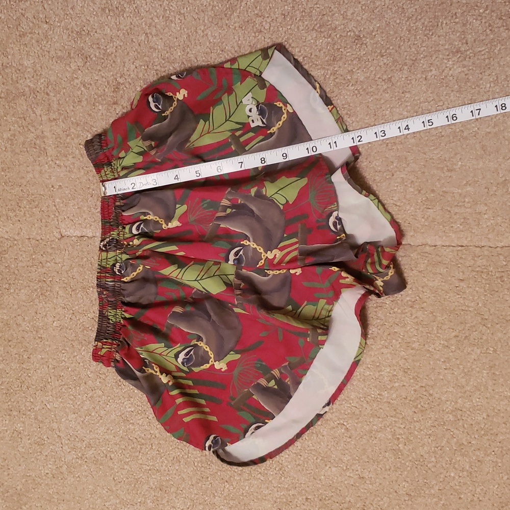 BOA Men's Slothster Print Elite Print Running Shorts - Picture 11 of 14